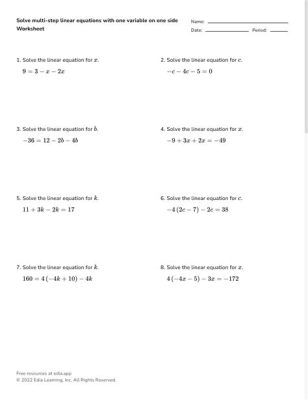 1次方程式の解き方：数学の迷宮を抜け出すための鍵